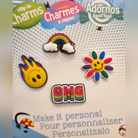 Crocs Charm Set Gamer (Set 1) and Rainbow (Set 2) - Picture 1 of 2